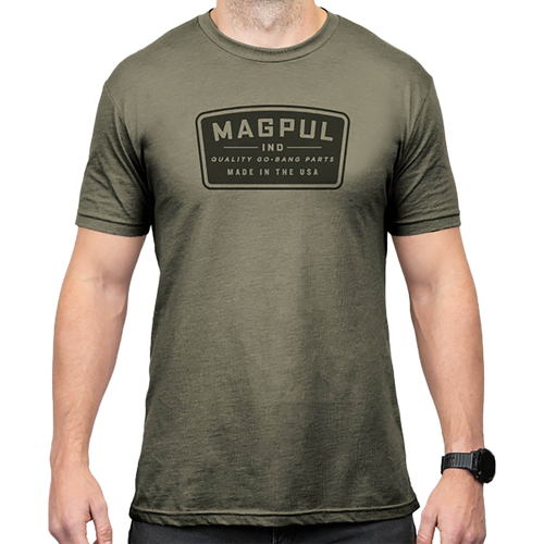 Magpul MAG1526-316-2XL Go Bang Parts  Olive Drab Heather Cotton/Polyester Short Sleeve 2XL