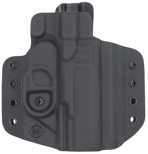 C&G Holsters 1212100 Covert  OWB Black Kydex Belt Loop Fits Walther PDP 4" Right Hand