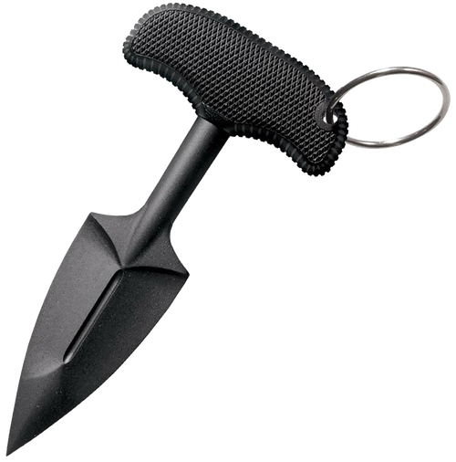 Cold Steel 92FPB FGX Push Blade II 2.25" Fixed Plain Black Griv-Ex Blade/Black Kray-Ex Handle