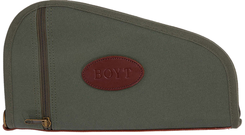 Boyt Harness PP41OD Heart-Shaped Pistol Case OD Green Canvas Holds Handgun