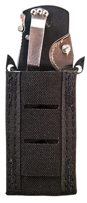 High Speed Gear 41PT00BK TACO Duty Single Pistol Mag, Black Nylon with MOLLE Exterior, Fits MOLLE & 2" Belt