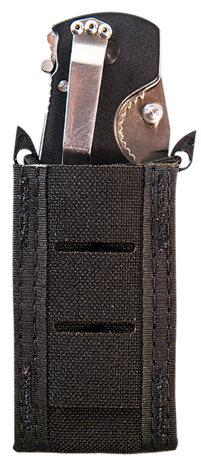 High Speed Gear 41PT00BK TACO Duty Single Pistol Mag, Black Nylon with MOLLE Exterior, Fits MOLLE & 2" Belt