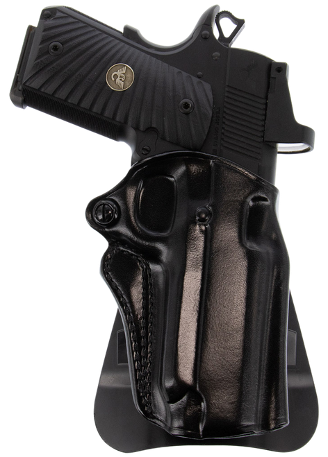 Galco SM2-652B Speed Master 2.0 OWB Black Leather Paddle Fits Mossberg MC1sc/Ruger Max-9/S&W M&P Shield Plus/Shield 3"9/40 & 2.0 9/40 Right Hand