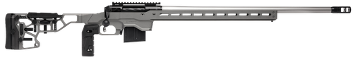 Savage Arms 57559 110 Elite Precision 300 Win Mag 5+1 30" Matte Stainless, Matte Black Rec, Gray Cerakote Adjustable MDT ACC Aluminum Chassis Stock (MB Not Included)