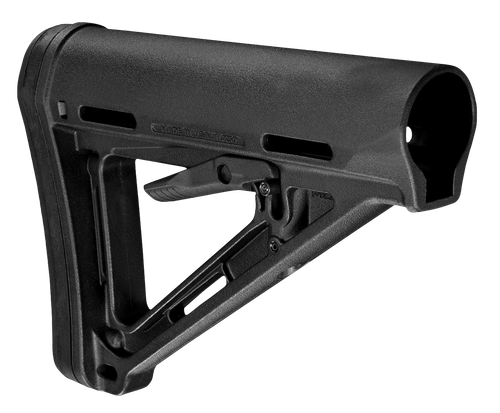 Magpul MAG401BLK MOE Carbine Stock Black Synthetic with AR-15, M16, M4 with Commercial Tube (Tube Not Included)