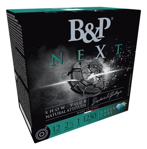 B&P 12B1NX75 Next  12Gauge 2.75" 1oz 7.5Shot 25 Per Box/10 Case