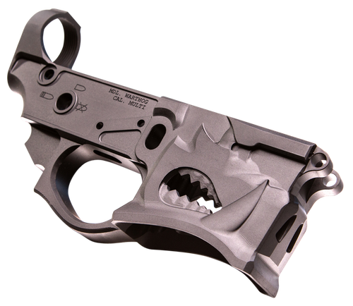 Sharps Bros SBLR02 Warthog Stripped Lower Multi-Caliber Black Anodized Finish 7075-T6 Aluminum Compatible w/Mil-Spec AR-15 Internal Parts