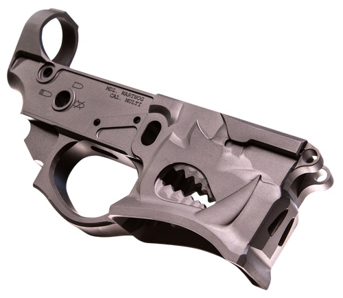 Sharps Bros SBLR02 Warthog Stripped Lower Multi-Caliber Black Anodized Finish 7075-T6 Aluminum Compatible w/Mil-Spec AR-15 Internal Parts
