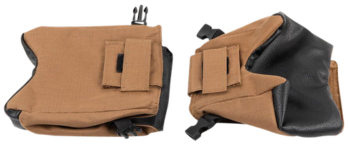 Allen 18419 X-Focus Unfilled Front/Rear Shooting Bag Combo Tan/Black 600D Polyester