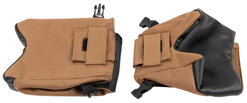 Allen 18419 X-Focus Unfilled Front/Rear Shooting Bag Combo Tan/Black 600D Polyester