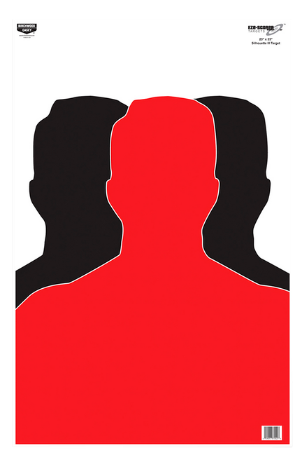 Birchwood Casey 37042 EZE-Scorer  Silhouette Paper Target 23" x 35" 100 Per Pkg