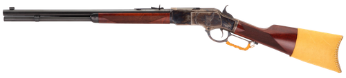 Taylors & Company 550240COM 1873 Comanchero 45 Colt (LC) Caliber with 10+1 Capacity, 18" Blued Barrel, Color Case Hardened Metal Finish & Walnut Straight Stock Right Hand (Full Size)