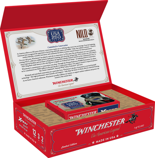 Winchester Ammo WEX12250 USA 250th Commemorative Box Series 12Gauge 3" 1 1/8oz 2Shot 10 Per Box/6 Case