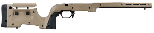 Mdt Sporting Goods Inc 104692FDE XRS Chassis FDE Aluminum Core with Polymer Panels, Adj. Cheekrest, M-LOK Forend, Interchangeable Grips, AICS Mag Compatible, Fits Short Action Savage
