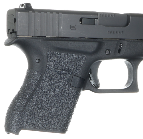 Talon Grips EV04R Adhesive Grip  Textured Black Rubber, Fits Glock 42/43