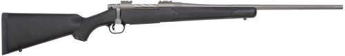 Mossberg 28010 Patriot Synthetic Full Size 30-06 Springfield 5+1 22" Stainless Cerakote Fluted Barrel, Stainless Cerakote Receiver Drilled & Tapped, Black Fixed Synthetic Stock, Right Hand