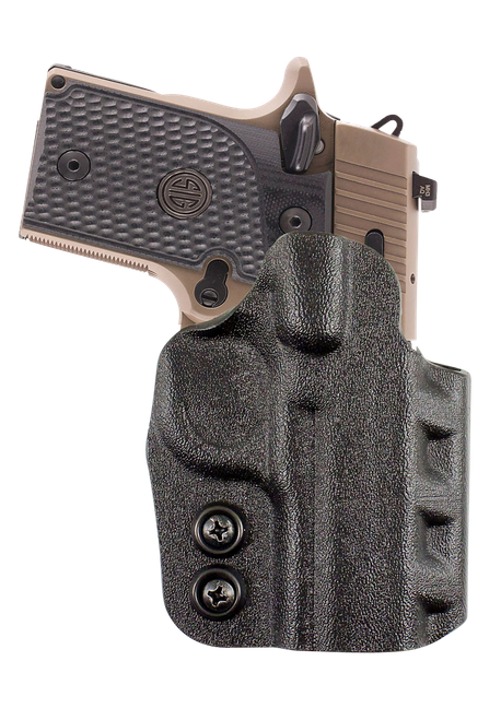 DeSantis Gunhide D94KAB6Z0 Cazzuto  OWB Black Kydex Paddle Fits Glock 19/19 Gen 5/19X/23/32/45 Right Hand