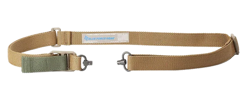 Blue Force Gear VCASPB100AACB Vickers Push Button Sling Coyote Brown Cordura