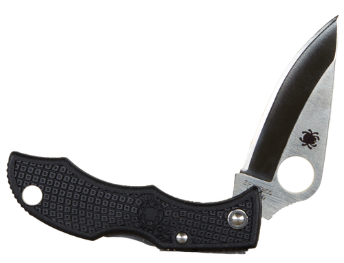Spyderco  Ladybug 3  1.94" Folding Clip Point Plain VG-10 Stainless Steel Blade FRN Black Handle