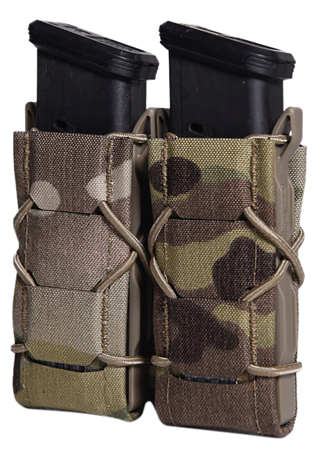 High Speed Gear 24PT02MC TACO Gen 2 Double Multi-Cam Nylon Laminate MOLLE Mount Pistol