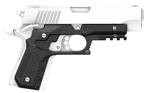 Recover Tactical CC3C-01 Grip & Rail System  Black Polymer Picatinny for Compact 1911