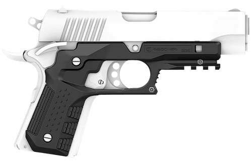 Recover Tactical CC3C-01 Grip & Rail System  Black Polymer Picatinny for Compact 1911