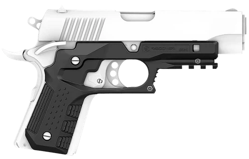 Recover Tactical CC3C-01 Grip & Rail System  Black Polymer Picatinny for Compact 1911