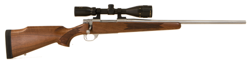 Howa HWH65CTS M1500 Standard Hunter 6.5 Creedmoor 5+1 22" Stainless Steel Threaded Barrel, Stainless Steel Receiver, Fixed Walnut Stock, *Scope Not Included*
