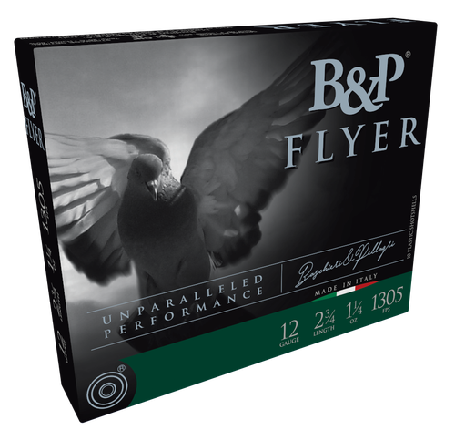 B&P 12B14P8 Competition Flyer 12Gauge 2.75" 1 1/4oz 8Shot 10 Per Box/10 Case