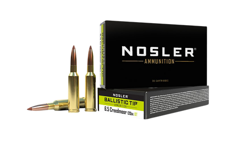 Nosler 42050 Ballistic Tip  6.5Creedmoor 120gr Spitzer Ballistic Tip 20 Per Box/10 Case