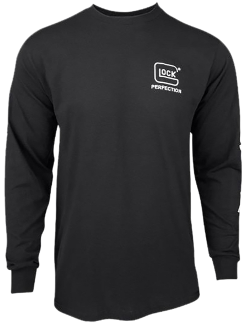 Glock AP96101 Perfection Long Sleeve Tee Black Pre-Shrunk Cotton Long Sleeve XL