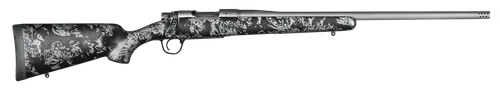 Christensen Arms 8010107400 Mesa FFT 6.5 PRC 4+1 20" Threaded Barrel, Tungsten Gray Cerakote, Black with Gray Webbing Stock