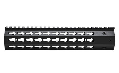 NcStar VMARFFKMC Keymod Handguard  Free-Floating Aluminum Black Anodized 10" for AR-15, M4