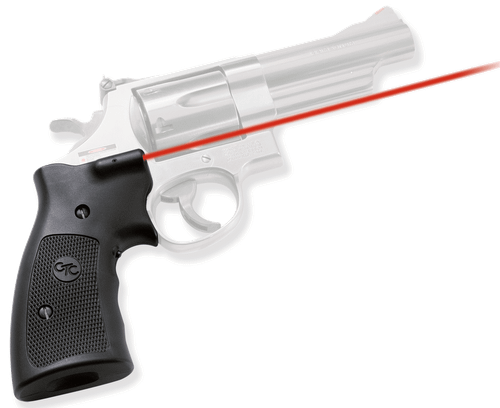 Crimson Trace 011070 Lasergrips  Fits S&W K/L & N Frames, Red Laser 633nM Wavelength 5mW Output, Black Polymer