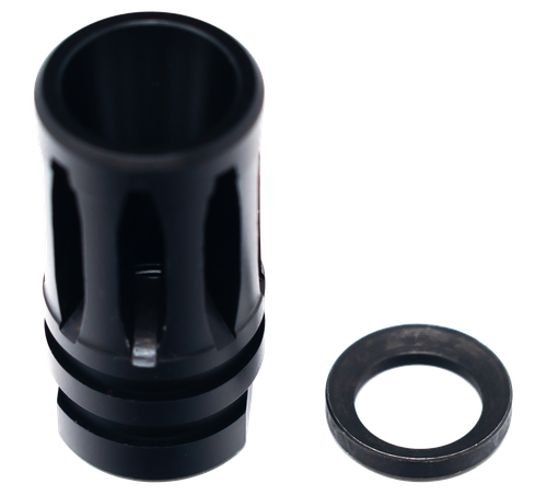 Faxon Firearms FFMD762A2  A2 Flash Hider Black Nitride 5/8"x24 Threads 30 Cal