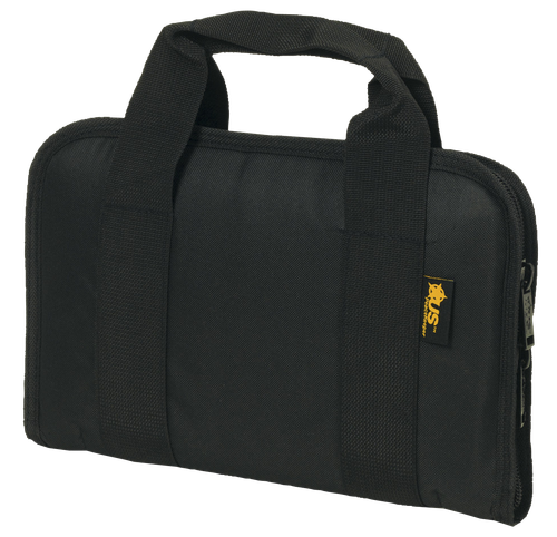US PeaceKeeper P21108 Attache Case Black 600D Polyester Holds Handgun