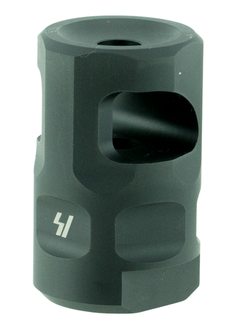 Strike Industries SAILCOMP Sail Comp  Black Steel with 1/2"-28 tpi Threads, 1.57" OAL & 0.26" Diameter for 223 Rem, 5.56x45mm NATO AR-Platform