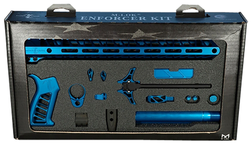 Timber Creek Outdoors TCOEKB Enforcer Complete Build Kit Blue Anodized for AR-15