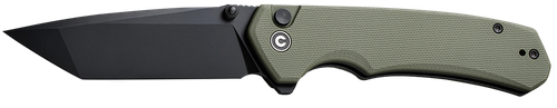 Civivi Knives C19059C-2 Brazen  3.46" Folding Plain Black D2 Steel Blade, OD Green Textured G10 Handle
