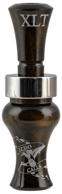 Echo Calls 78900 XLT  Single Reed Mallard Sounds Attracts Ducks Black Gold Pearl Acrylic