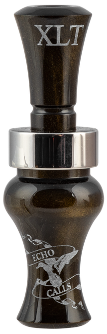 Echo Calls 78900 XLT  Single Reed Mallard Sounds Attracts Ducks Black Gold Pearl Acrylic