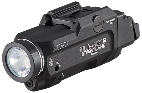 Streamlight 69473 TLR-10 G Gun Light with Green Laser  Black Anodized 1,000 Lumens White LED