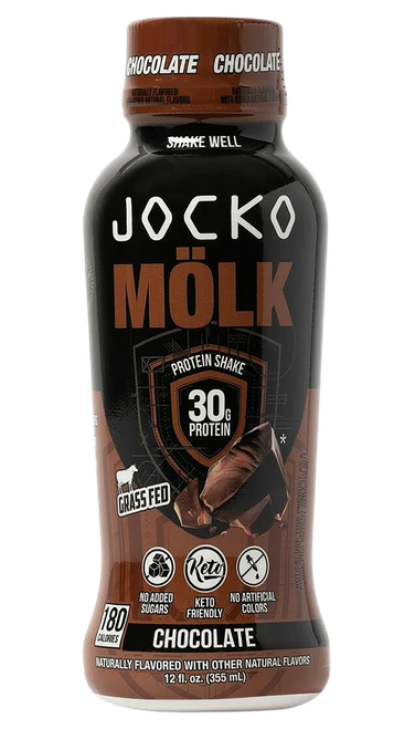 Jocko Fuel 29092 Chocolate Protein Shake 12oz 12Pack