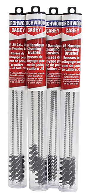 Birchwood Casey 41211 Cleaning Brushes Handgun Looped 40 Cal 9" 3 Pack