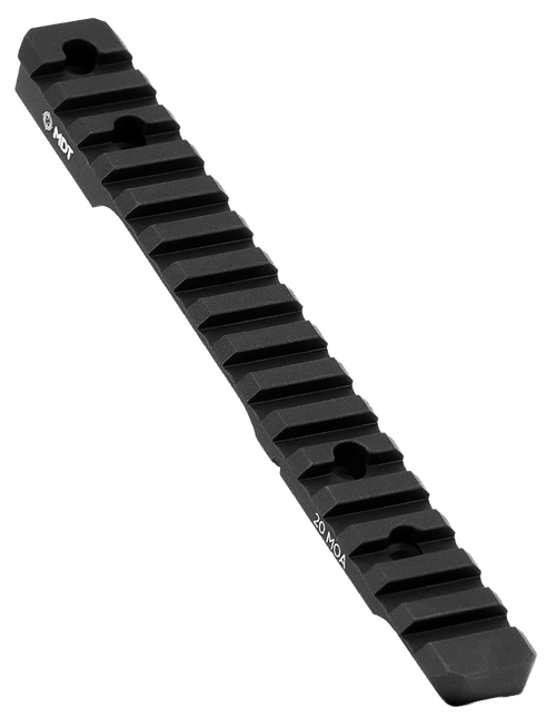Mdt Sporting Goods Inc 104505BLK Picatinny Scope Rail  Black Anodized 11" Long Fits Tikka T1X Rimfire Action, 20 MOA