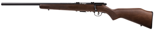 Savage Arms 96717 93R17 GLV Full Size 17 HMR 5+1 21" Matte Black Heavy Varmint Barrel, Matte Black Drilled & Tapped Carbon Steel Receiver, Satin Hardwood Fixed Stock, Left Hand