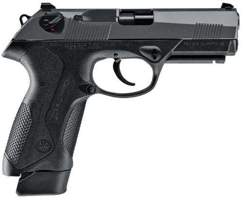 Beretta USA JXF9G10SD PX4 G-SD  Full Size Frame 9mm Luger 10+1 4" Black Inox Heavy Contour Rotating Barrel, Black Bruniton Serrated Steel Slide, Black Polymer Frame w/Picatinny Rail