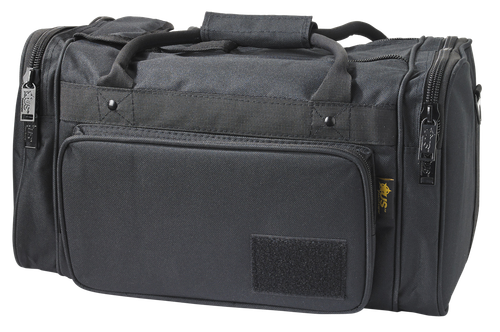 US PeaceKeeper P21115 Medium Range Bag Water Resistant Black 600D Polyester with Pockets, Removable Gun Rug, & Wraparound Handles 18" L x 10" H x 10" D Exterior Dimensions