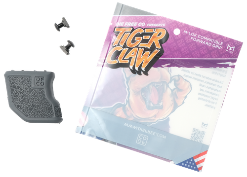 Die Free Co Llc TCMLOKGRY Tiger Claw  Gray Nylon