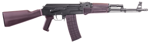 Arsenal SAM567PM SAM5  5.56x45mm NATO 30+1 16.30" Matte Black Steel Threaded Barrel, Matte Black Scope Rail Steel Receiver, Polymer Handguard, Fixed Plum Synthetic Stock & Polymer Grip